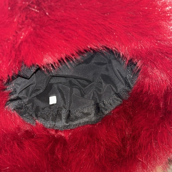 Red Oversize Bucket Old NYC style Hat - Picture 5 of 6